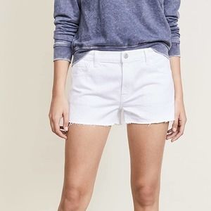 J Brand Shorts in Pure White size 25
